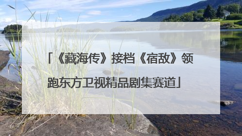 《藏海传》接档《宿敌》领跑东方卫视精品剧集赛道