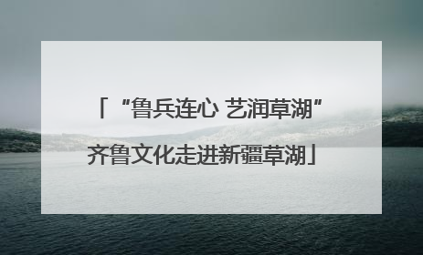 “鲁兵连心 艺润草湖” 齐鲁文化走进新疆草湖