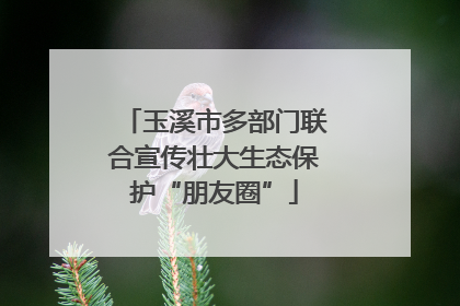 玉溪市多部门联合宣传壮大生态保护“朋友圈”