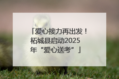 爱心接力再出发！柘城县启动2025年“爱心送考”