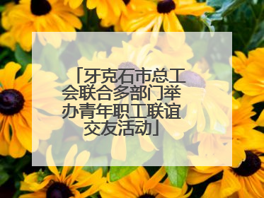 牙克石市总工会联合多部门举办青年职工联谊交友活动