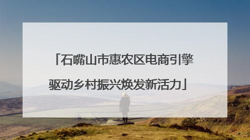 石嘴山市惠农区电商引擎驱动乡村振兴焕发新活力