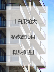 白果坨大桥改建项目稳步推进