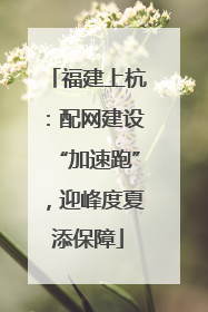 福建上杭：配网建设“加速跑”，迎峰度夏添保障