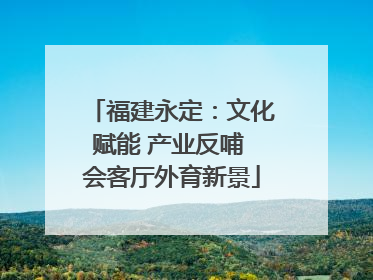 福建永定：文化赋能 产业反哺 会客厅外育新景