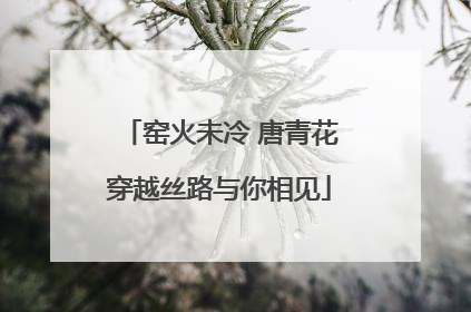 窑火未冷 唐青花穿越丝路与你相见