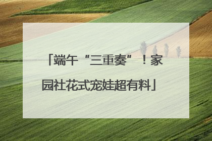 端午“三重奏”！家园社花式宠娃超有料