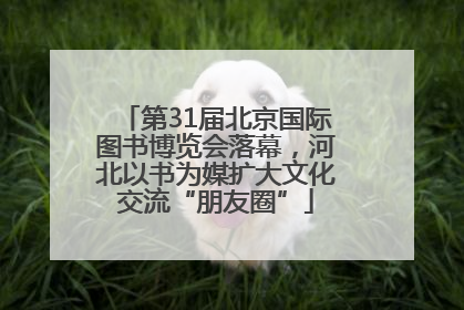 第31届北京国际图书博览会落幕，河北以书为媒扩大文化交流“朋友圈”