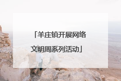 羊庄镇开展网络文明周系列活动