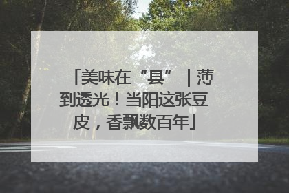美味在“县”｜薄到透光！当阳这张豆皮，香飘数百年