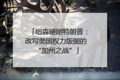 纽森硬刚特朗普：改写美国权力版图的 “加州之战”