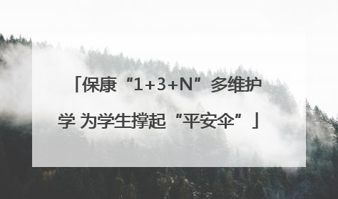 保康“1+3+N”多维护学 为学生撑起“平安伞”