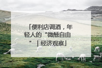 便利店调酒，年轻人的“微醺自由”｜经济观察