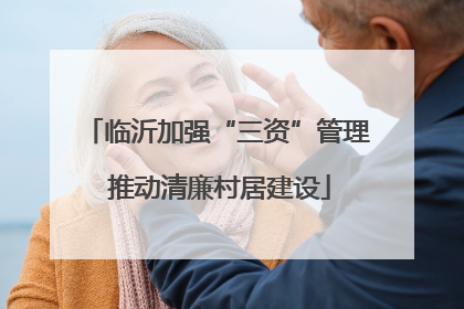 临沂加强“三资”管理 推动清廉村居建设