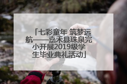 七彩童年 筑梦远航——嘉禾县珠泉完小开展2019级学生毕业典礼活动