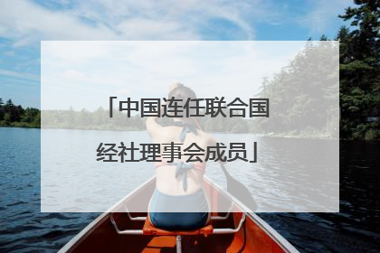 中国连任联合国经社理事会成员