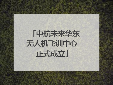 中航未来华东无人机飞训中心正式成立