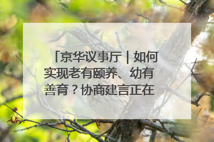 京华议事厅｜如何实现老有颐养、幼有善育？协商建言正在进行中……