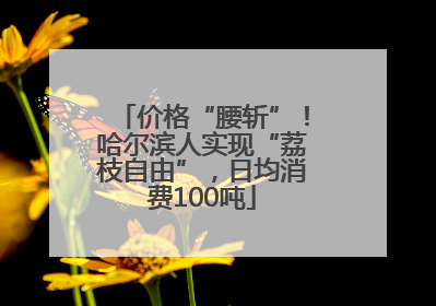 价格“腰斩”！哈尔滨人实现“荔枝自由”，日均消费100吨