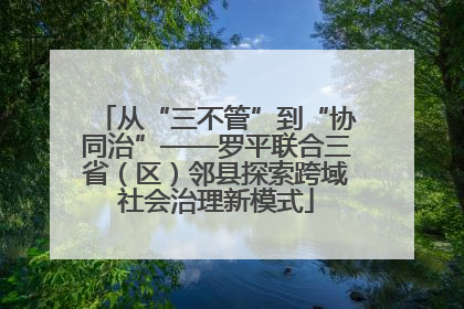 从“三不管”到“协同治”——罗平联合三省（区）邻县探索跨域社会治理新模式