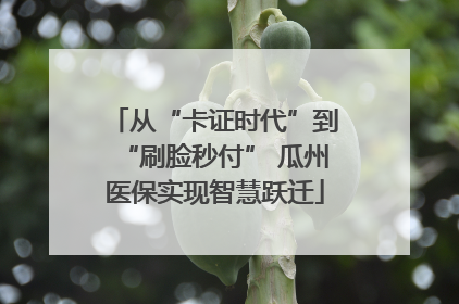 从“卡证时代”到“刷脸秒付” 瓜州医保实现智慧跃迁