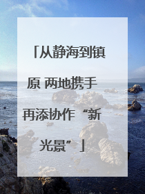 从静海到镇原 两地携手再添协作“新光景”