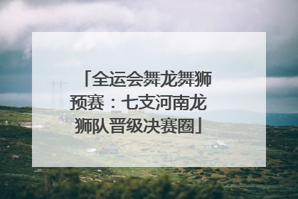 全运会舞龙舞狮预赛：七支河南龙狮队晋级决赛圈