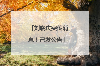 刘晓庆突传消息！已发公告