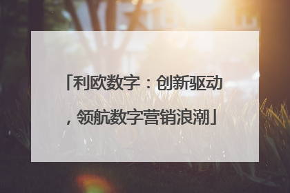 利欧数字：创新驱动，领航数字营销浪潮