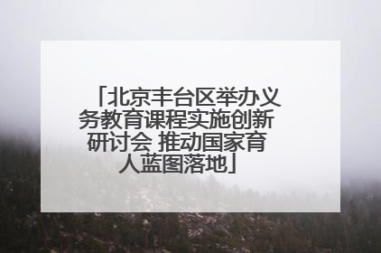 北京丰台区举办义务教育课程实施创新研讨会 推动国家育人蓝图落地
