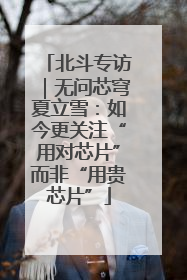 北斗专访｜无问芯穹夏立雪：如今更关注“用对芯片”而非“用贵芯片”
