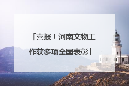 喜报！河南文物工作获多项全国表彰