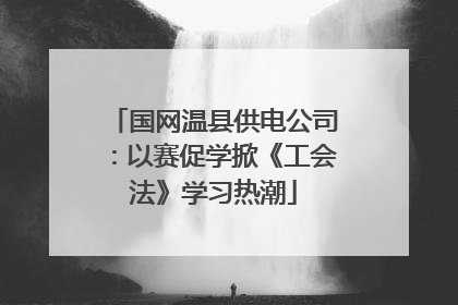 国网温县供电公司：以赛促学掀《工会法》学习热潮
