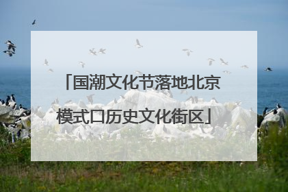 国潮文化节落地北京模式口历史文化街区