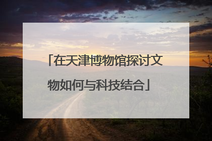 在天津博物馆探讨文物如何与科技结合