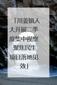 川姜镇人大开展二季度集中视察 聚焦民生项目落地见效