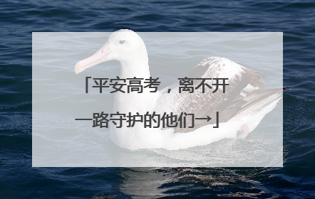 平安高考，离不开一路守护的他们→