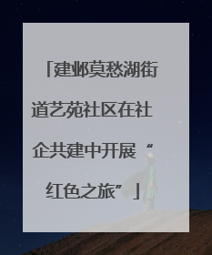 建邺莫愁湖街道艺苑社区在社企共建中开展“红色之旅”