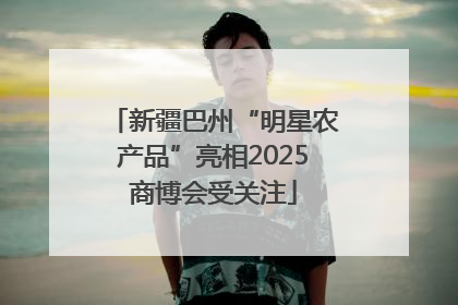 新疆巴州“明星农产品”亮相2025商博会受关注