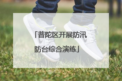 普陀区开展防汛防台综合演练
