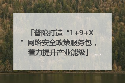 普陀打造“1+9+X”网络安全政策服务包，着力提升产业能级