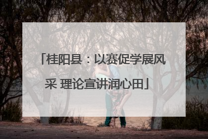 桂阳县：以赛促学展风采 理论宣讲润心田