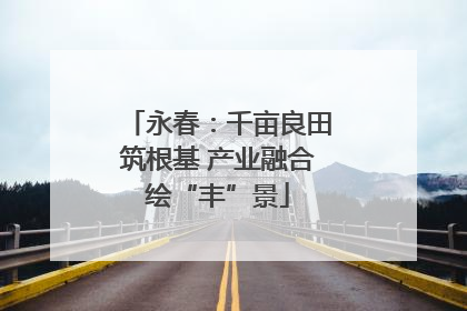 永春:千亩良田筑根基 产业融合绘“丰”景