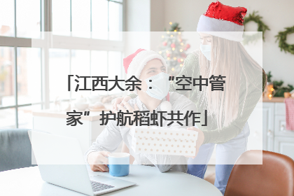 江西大余：“空中管家”护航稻虾共作