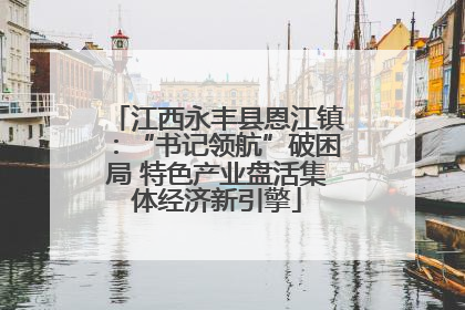 江西永丰县恩江镇：“书记领航”破困局 特色产业盘活集体经济新引擎