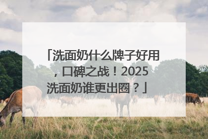 洗面奶什么牌子好用，口碑之战！2025洗面奶谁更出圈？