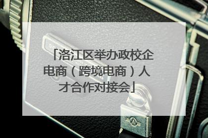 洛江区举办政校企电商（跨境电商）人才合作对接会
