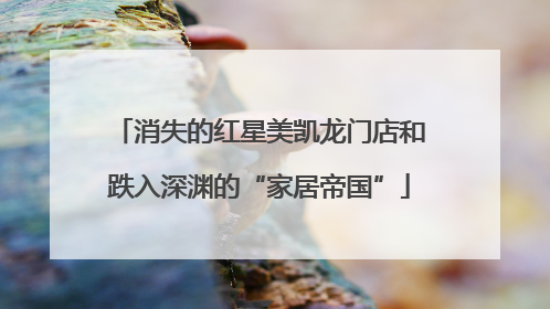 消失的红星美凯龙门店和跌入深渊的“家居帝国”