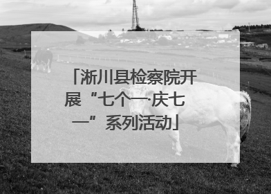 淅川县检察院开展“七个一·庆七一”系列活动