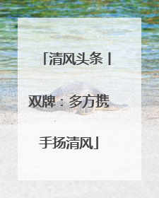 清风头条丨双牌：多方携手扬清风